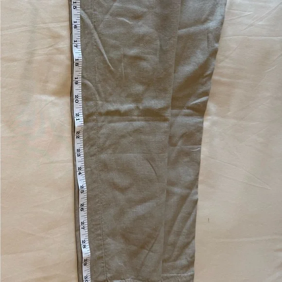 Sincerely Jules Beige Men's Chinos with Button Accents - Picture 7 of 8